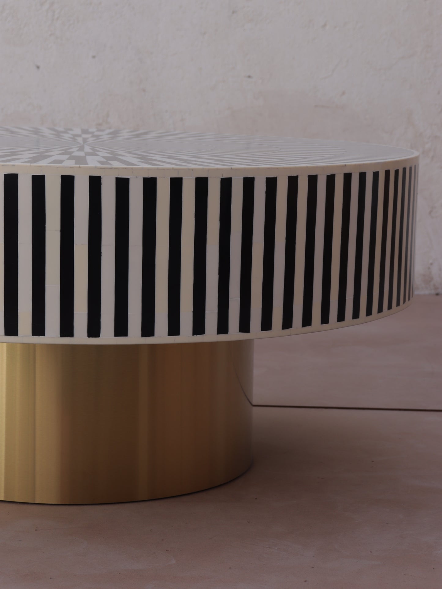 Inlay Coffee Table Sunburst