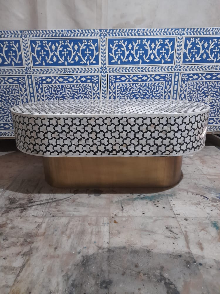 Targua Bone Inlay Coffee table