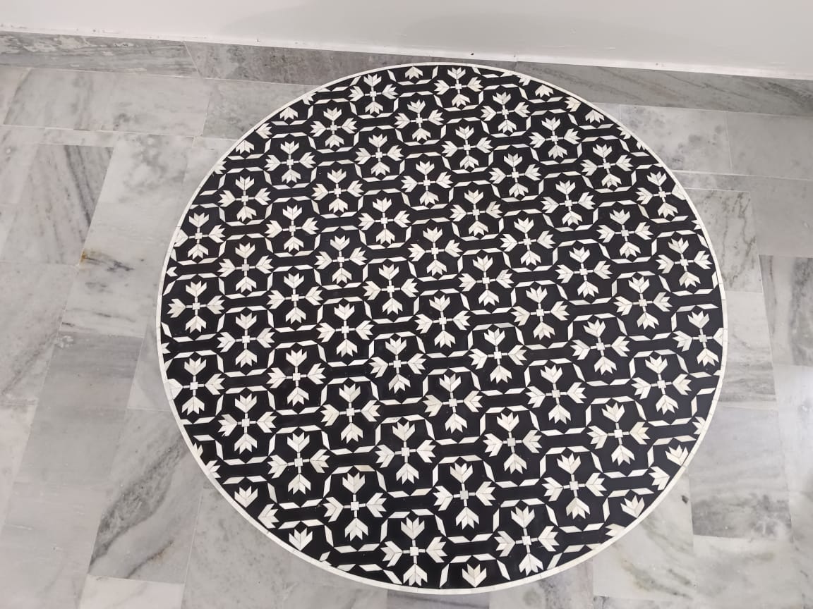 Floral Bone inlay coffee table