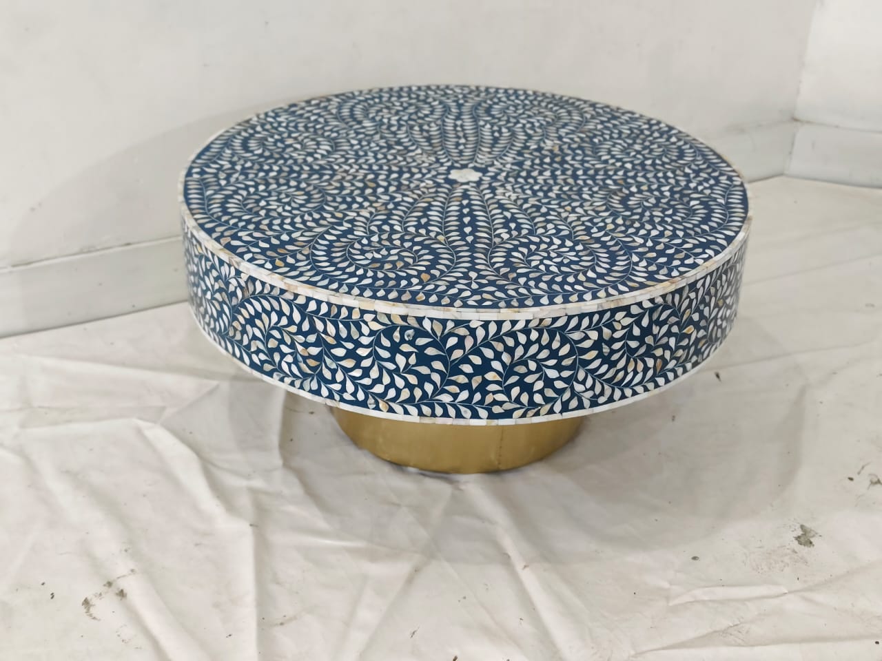 Mother of pearl Inlay Coffee table floral