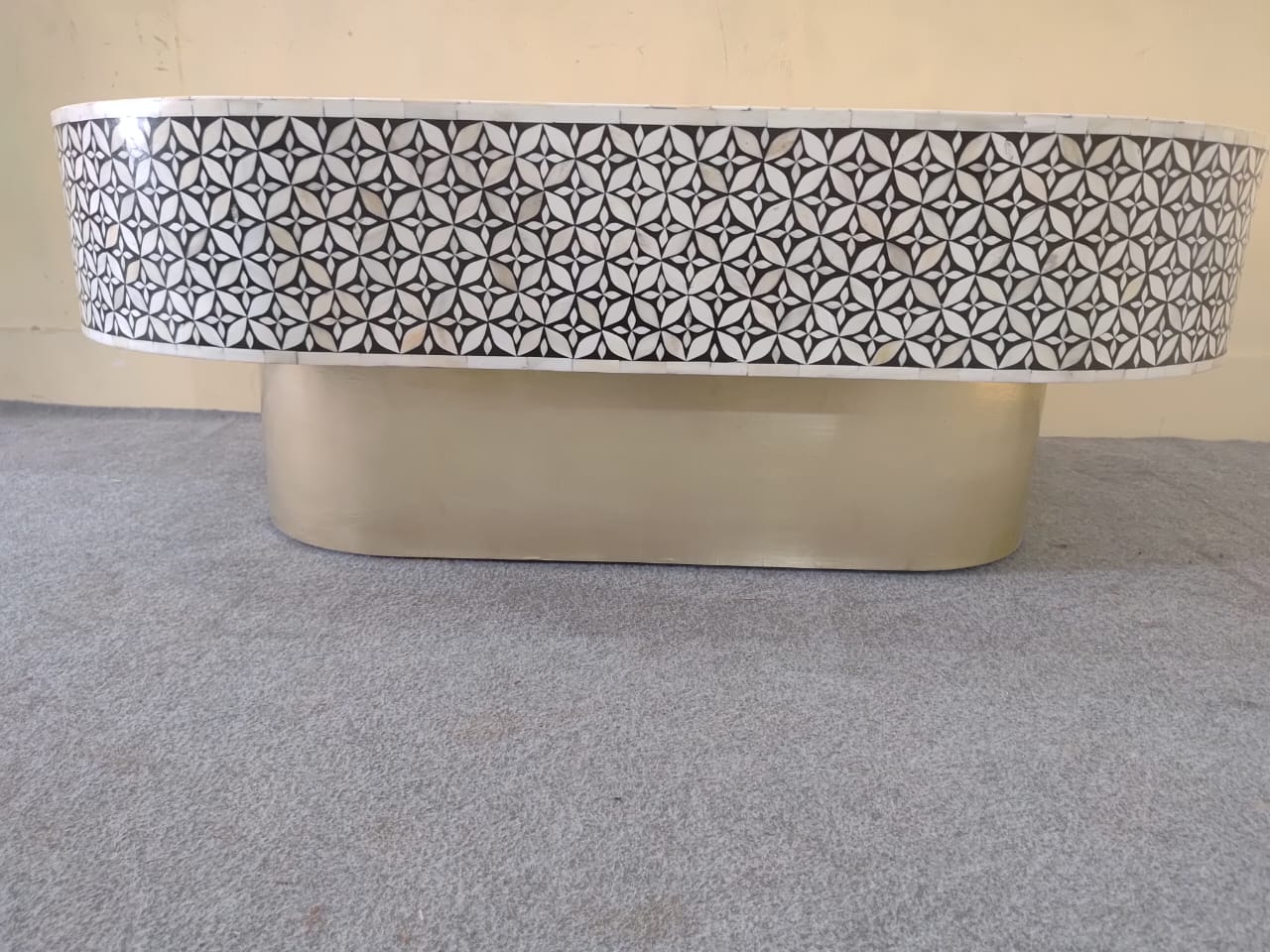 Mother of Pearl Geometric coffee table