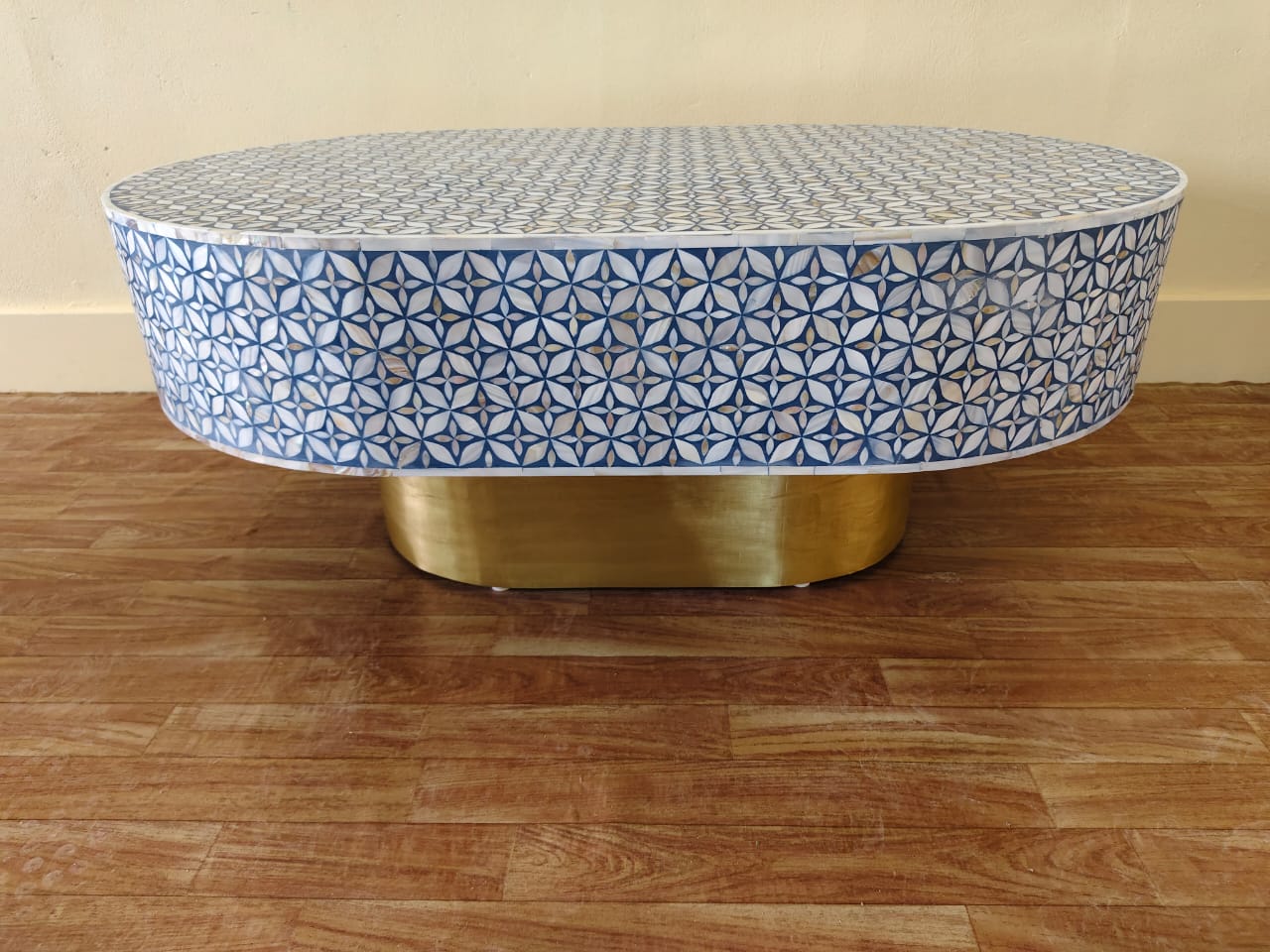 Mother of pearl Inlay coffee table Indigo