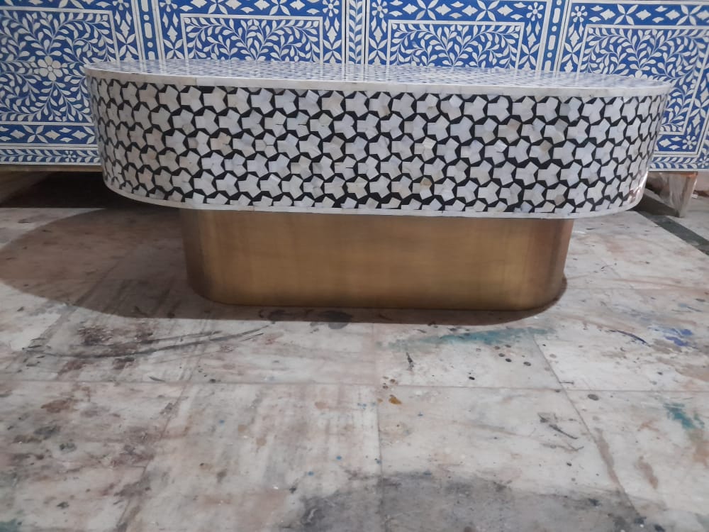 Targua Bone Inlay Coffee table