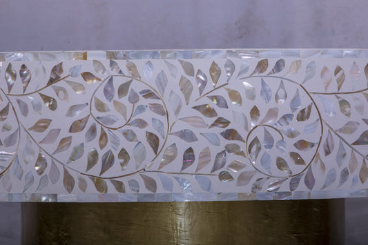 Floral Mother of pearl coffee table