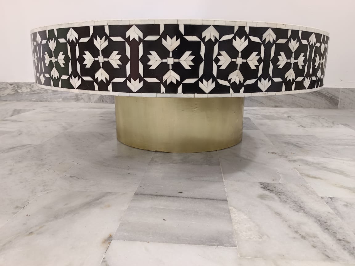 Floral Bone inlay coffee table