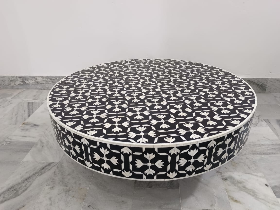 Floral Bone inlay coffee table