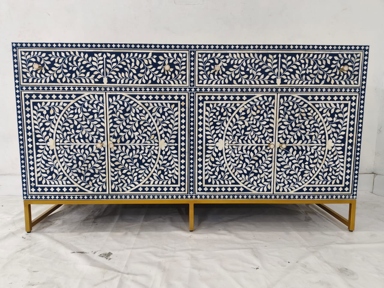 Bone Inlay floral sideboard