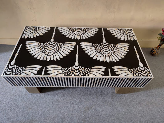 Crane Mother of pearl coffee table