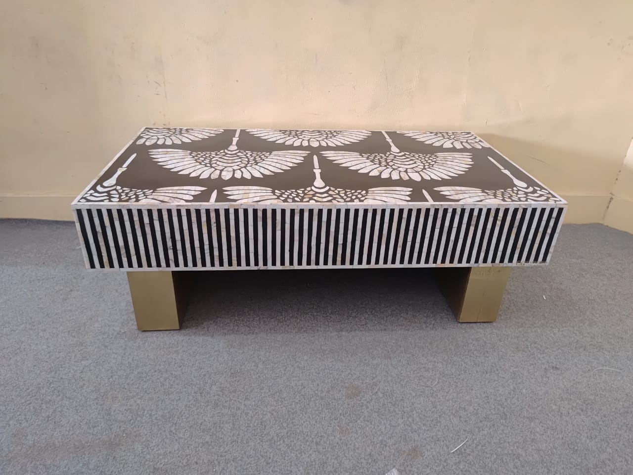 Crane Mother of pearl coffee table