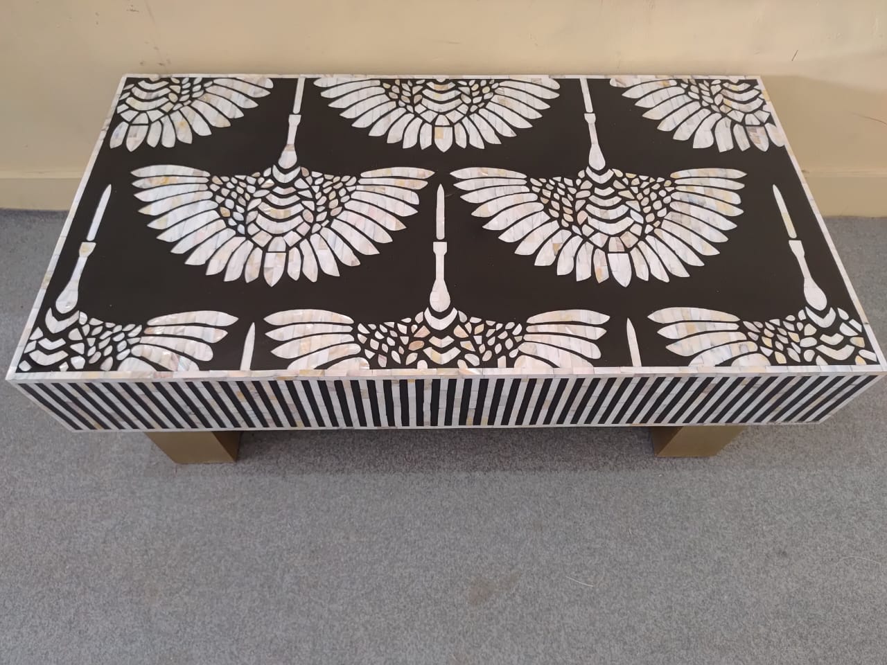 Crane Mother of pearl coffee table