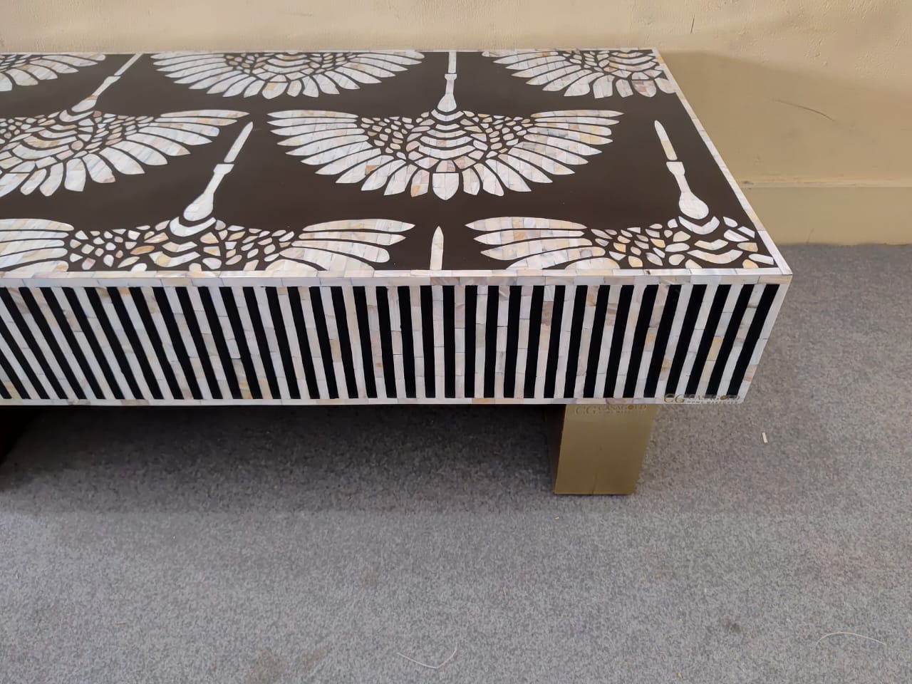 Crane Mother of pearl coffee table