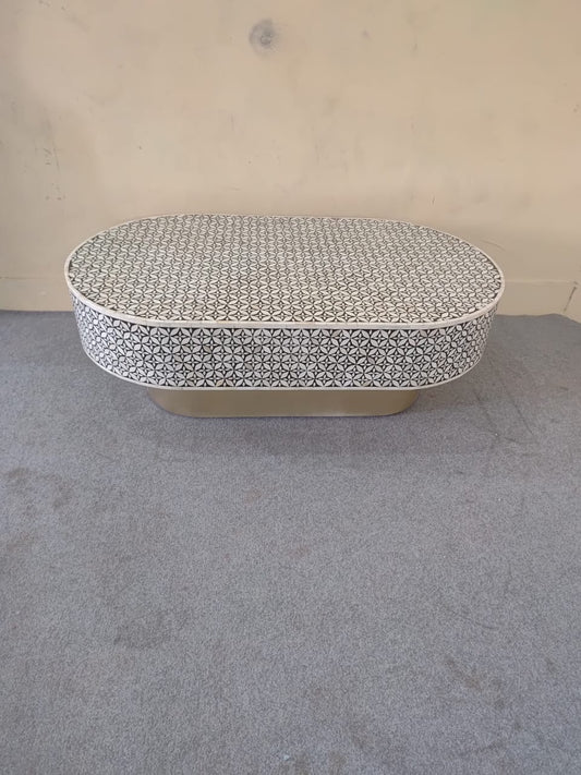 Mother of Pearl Geometric coffee table