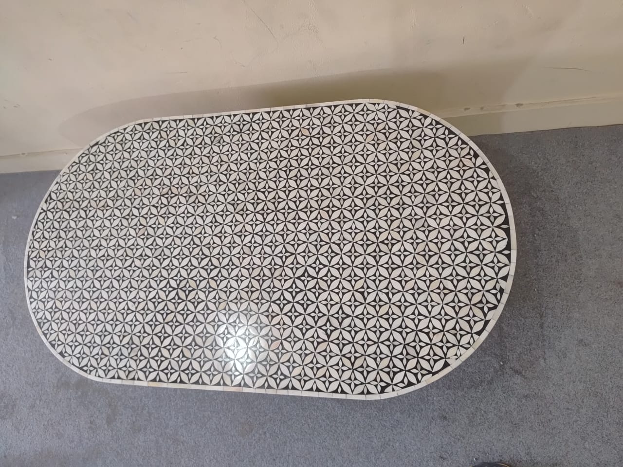 Mother of Pearl Geometric coffee table