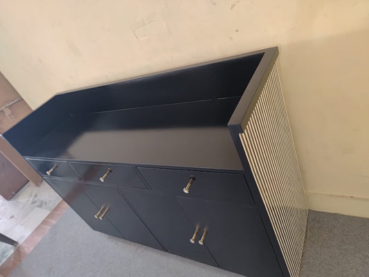 Bar Cabinet Bone Inlay